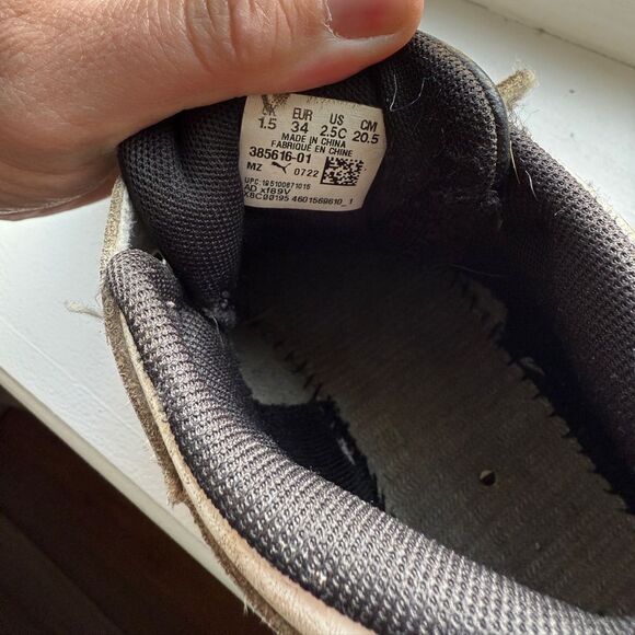 Puma Kids High-Top Sneakers sz 2.5 good dirty condition - Picture 4 of 9